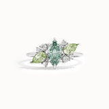 Mint Tourmaline Engagement Ring