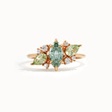 Mint Tourmaline Engagement Ring - BRENNMORE