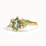 Mint Tourmaline Engagement Ring