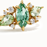 Mint Tourmaline Engagement Ring