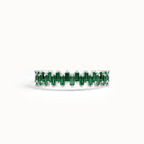 Baguette Emerald Wedding Ring - BRENNMORE