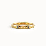 Celestial Sapphire Wedding Band - BRENNMORE 