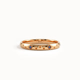 Celestial Sapphire Wedding Band - BRENNMORE 