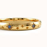 Celestial Sapphire Wedding Band