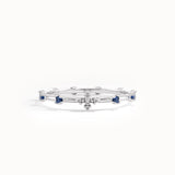 14k Gold Sapphire Rosary Ring