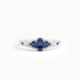 Oval Sapphire Engagement Ring