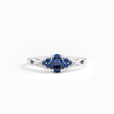 Oval Sapphire Engagement Ring - BRENNMORE 