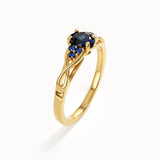 Oval Sapphire Engagement Ring