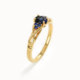 Oval Sapphire Engagement Ring - BRENNMORE 