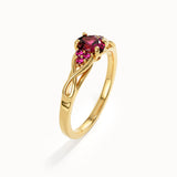Oval Ruby Engagement Ring - BRENNMORE 