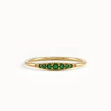 Emerald Slim Stacking Ring - BRENNMORE 