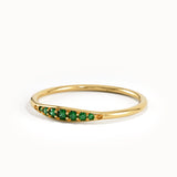 Emerald Slim Stacking Ring My Store