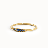 Sapphire Slim Stacking Ring