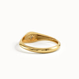 Northstar Oval Signet Ring