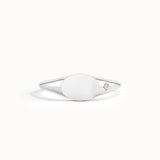 Minimal Oval Signet Ring