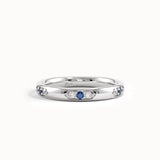 Vintage Sapphire Wedding Band
