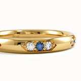 Vintage Sapphire Wedding Band