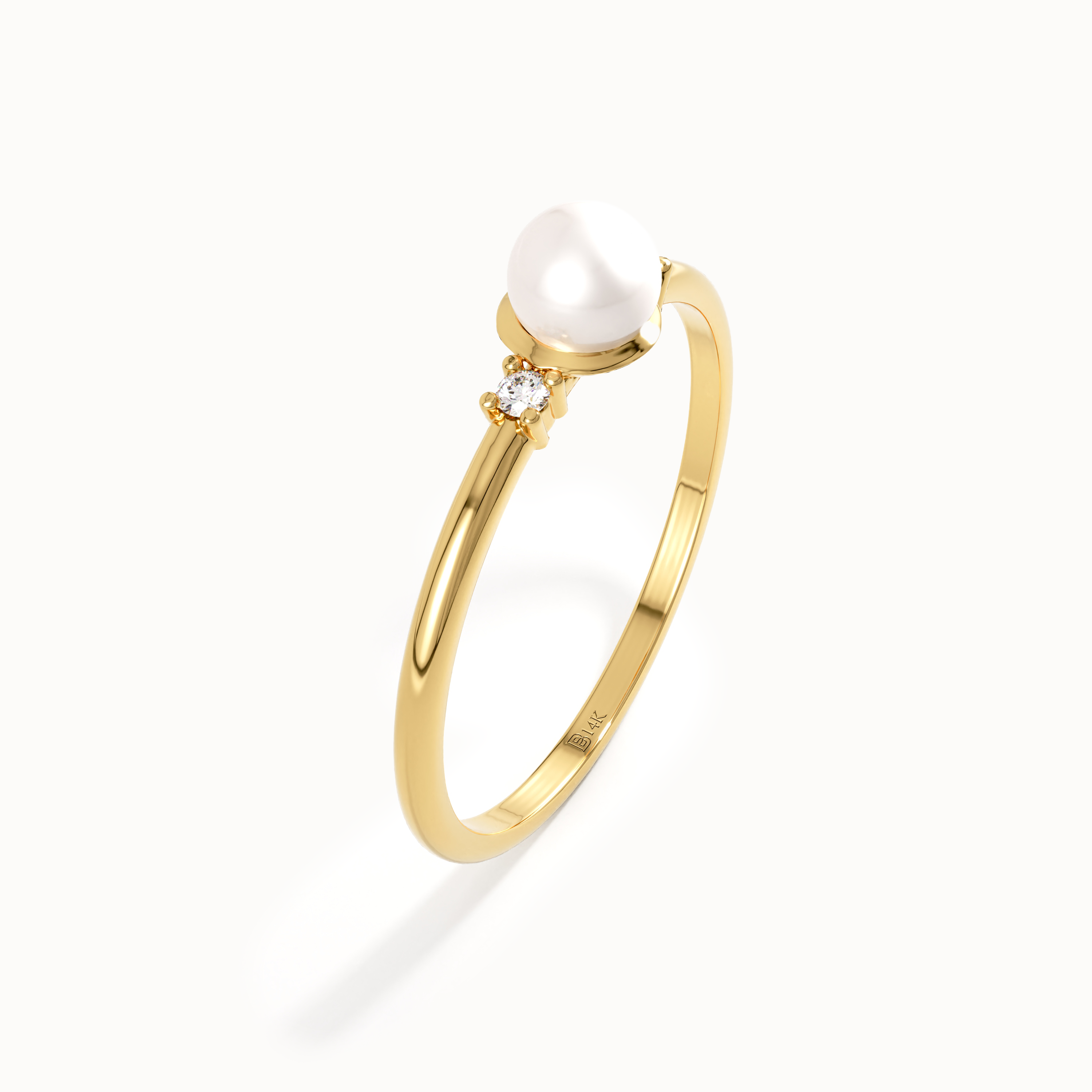Dainty Pearl Ring for Women - BRENNMORE