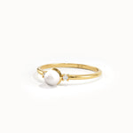 Dainty Pearl Ring for Women - BRENNMORE 