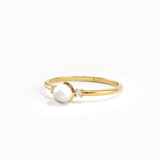 Dainty Pearl Ring for Women - BRENNMORE 
