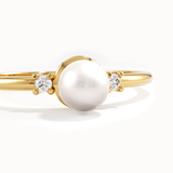 Dainty Pearl Ring for Women - BRENNMORE
