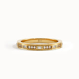 Channel Set Baguette Wedding Band - BRENNMORE 