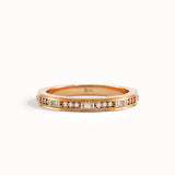 Channel Set Baguette Wedding Band - BRENNMORE 