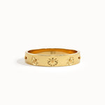 Daisy Wedding Band for Women - BRENNMORE 
