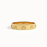 Daisy Wedding Band for Women - BRENNMORE 