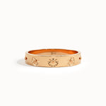 Daisy Wedding Band for Women - BRENNMORE 