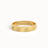 Daisy Wedding Band for Women - BRENNMORE 