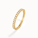 Lab Diamond Eternity Ring in Gold