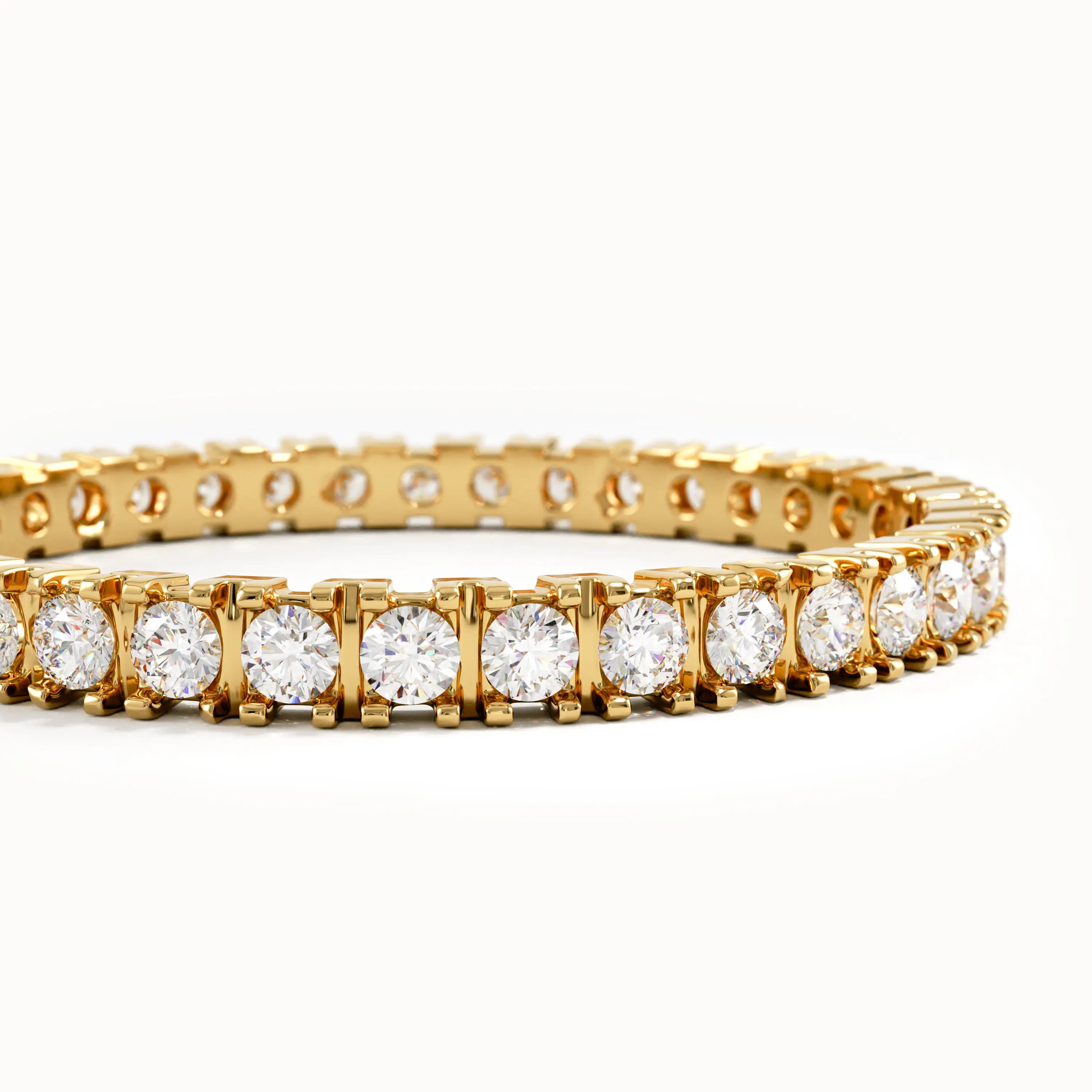 Lab Diamond Eternity Ring in Gold - BRENNMORE 