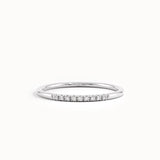 Thin  Lab Diamond Stacking Wedding Ring - BRENNMORE