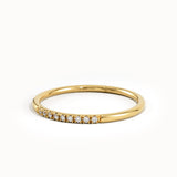 Thin  Lab Diamond Stacking Wedding Ring - BRENNMORE