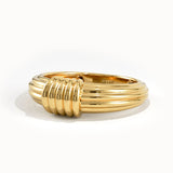 Lines Dome Statement Ring - BRENNMORE