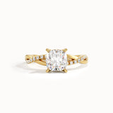 Cushion Lab Diamond Engagement Ring