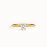 Tiny Lab Diamond Engagement Ring