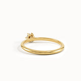 Tiny Lab Diamond Engagement Ring