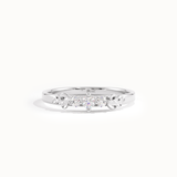 14k Solid Gold Lab Diamond Leaf Ring - BRENNMORE