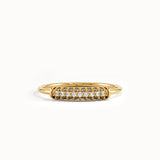 14k Solid Gold Lab Diamond Pinky Ring