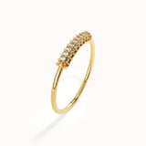14k Solid Gold Lab Diamond Pinky Ring