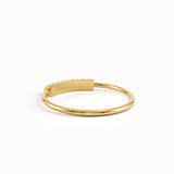 14k Solid Gold Lab Diamond Pinky Ring