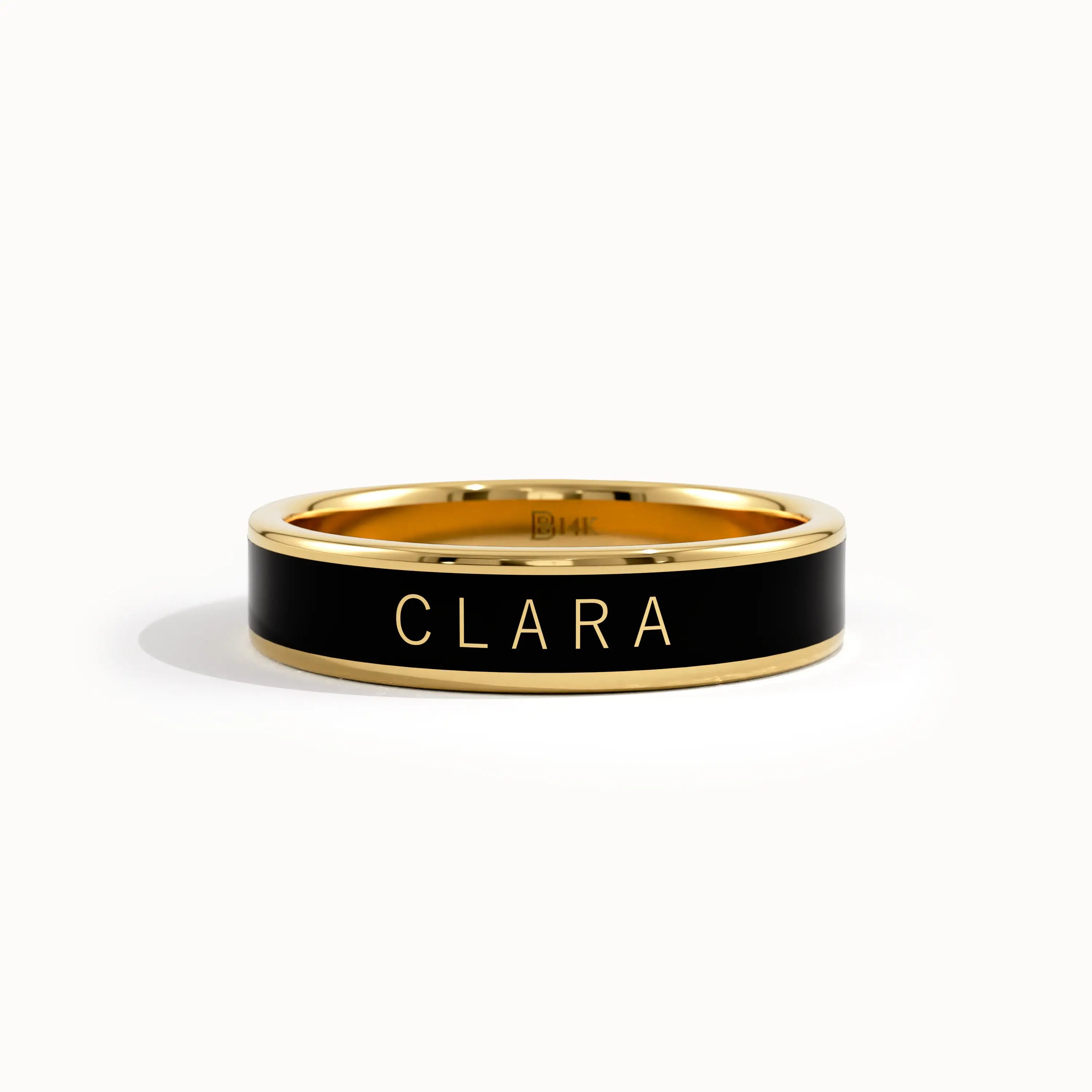 Personalized Enamel Custom Name Ring - BRENNMORE 