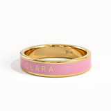 Personalized Enamel Custom Name Ring