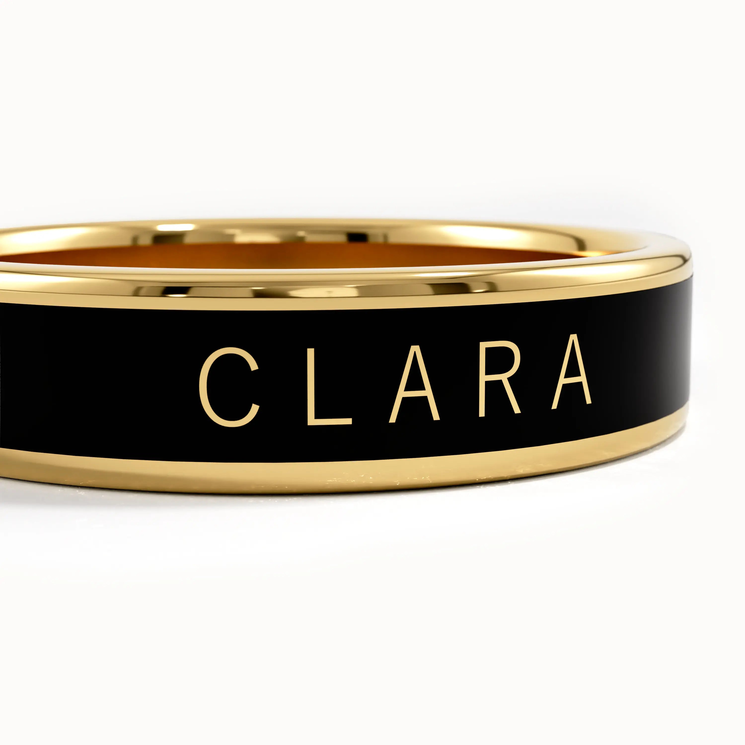 Personalized Enamel Custom Name Ring - BRENNMORE 