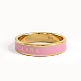 Personalized Enamel Custom Name Ring - BRENNMORE