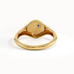 Birthstone Star Signet Ring for Women - BRENNMORE 
