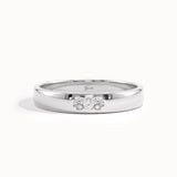 Cluster Lab Diamond Wedding Band - BRENNMORE 