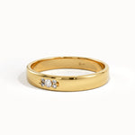 Cluster Lab Diamond Wedding Band - BRENNMORE 